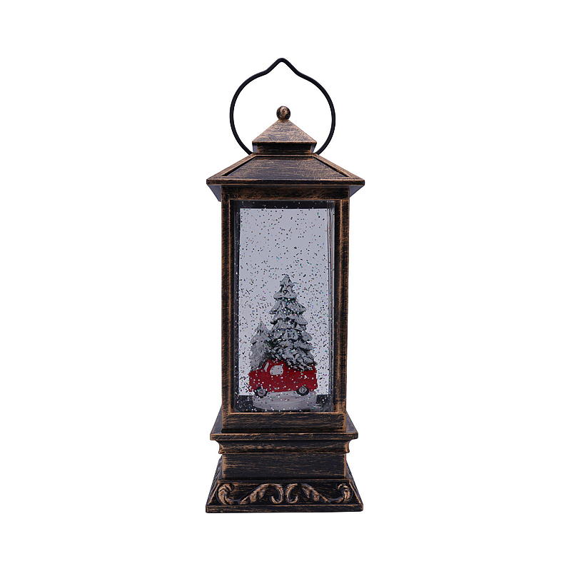 Hemlykta 10,5x28,5 cm LED vatten/glittrande