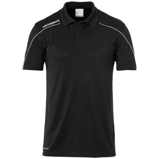  Polo Stream 22 Noir Uhlsport