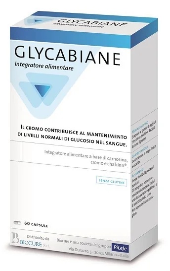 Glycabiane Nahrungsergänzungsmittel zur Unterstützung des Glukosestoffwechsels, 60 Kapseln