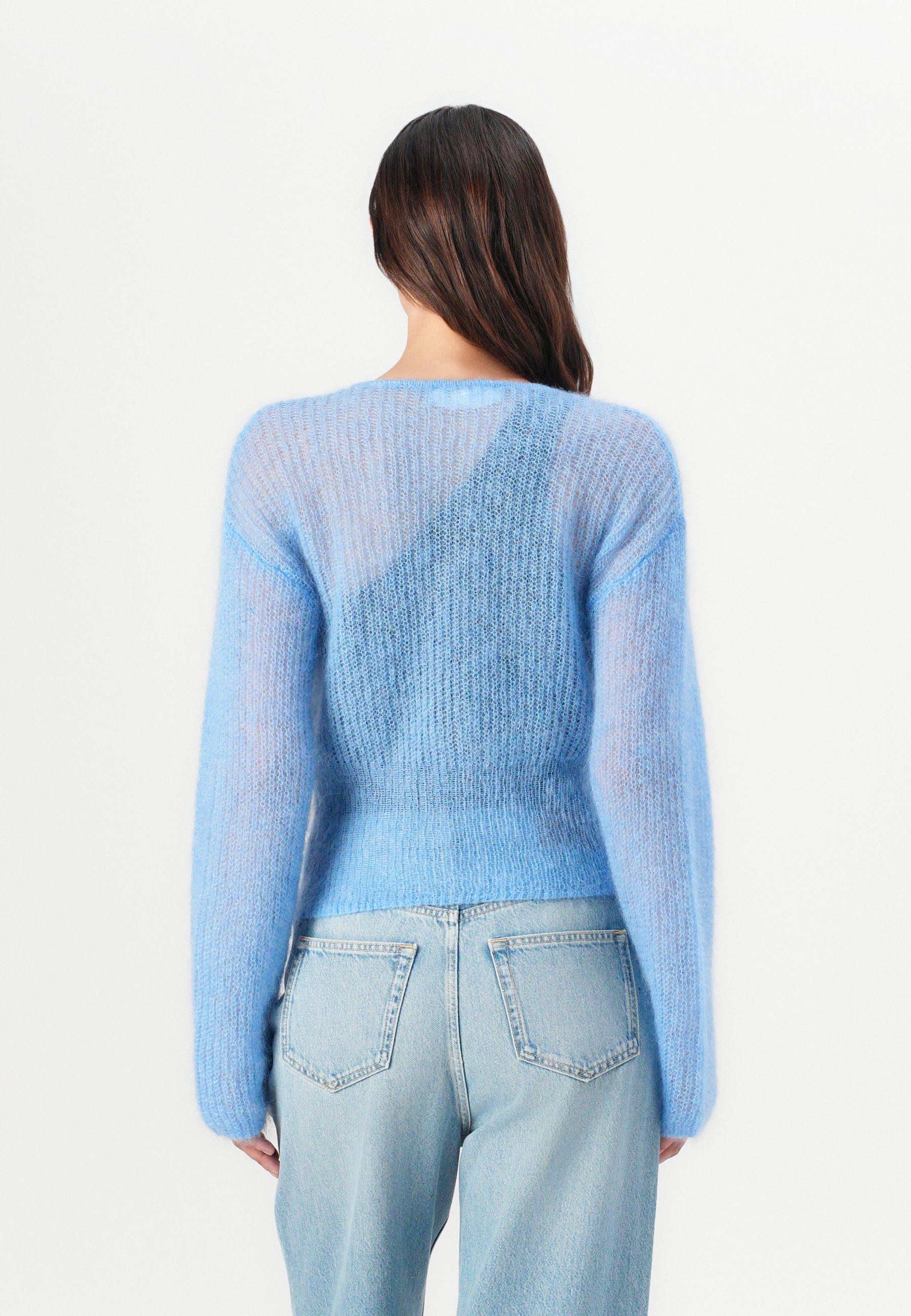 Samsøe Samsøe POPPIE CARDIGAN - Cardigan - della madder blue