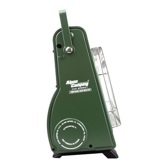 Estufa de gas portátil - Alpen Camping - IK-1000 PRO - 1,7 kW - Encendido piezoeléctrico - 124 g/h
