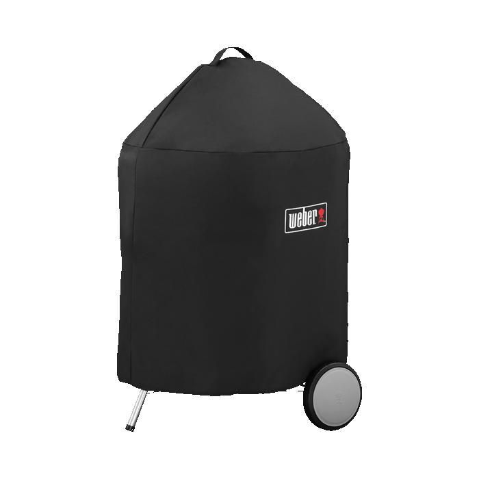Cover for WEBER 57cm charcoal barbecue - Black - Polyester - Original Kettle and Master Touch