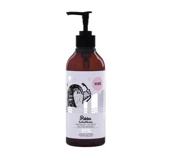 Yope Naturalny żel pod prysznic Róża 400ml