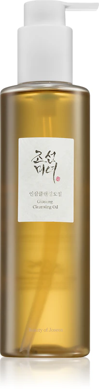 Óleo de Limpeza Beauty of Joseon Ginseng é um óleo de limpeza profunda que ilumina e suaviza a pele.