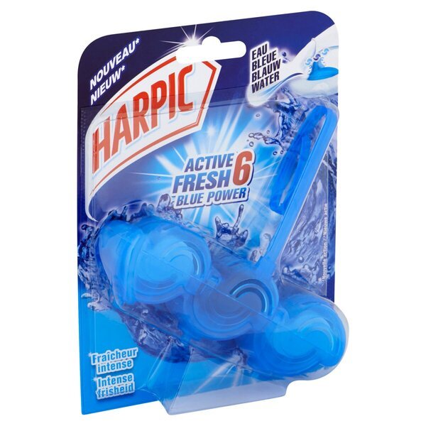 Harpic Active Fresh 6 Blue Power toaletný blok 39 g
