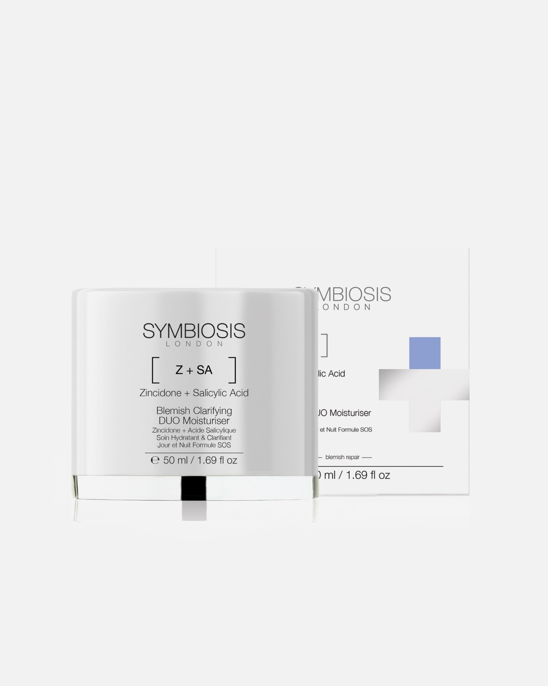Symbiosis [Acide Salycilique + Zincidone] Soin Hydratant Jour et Nuit