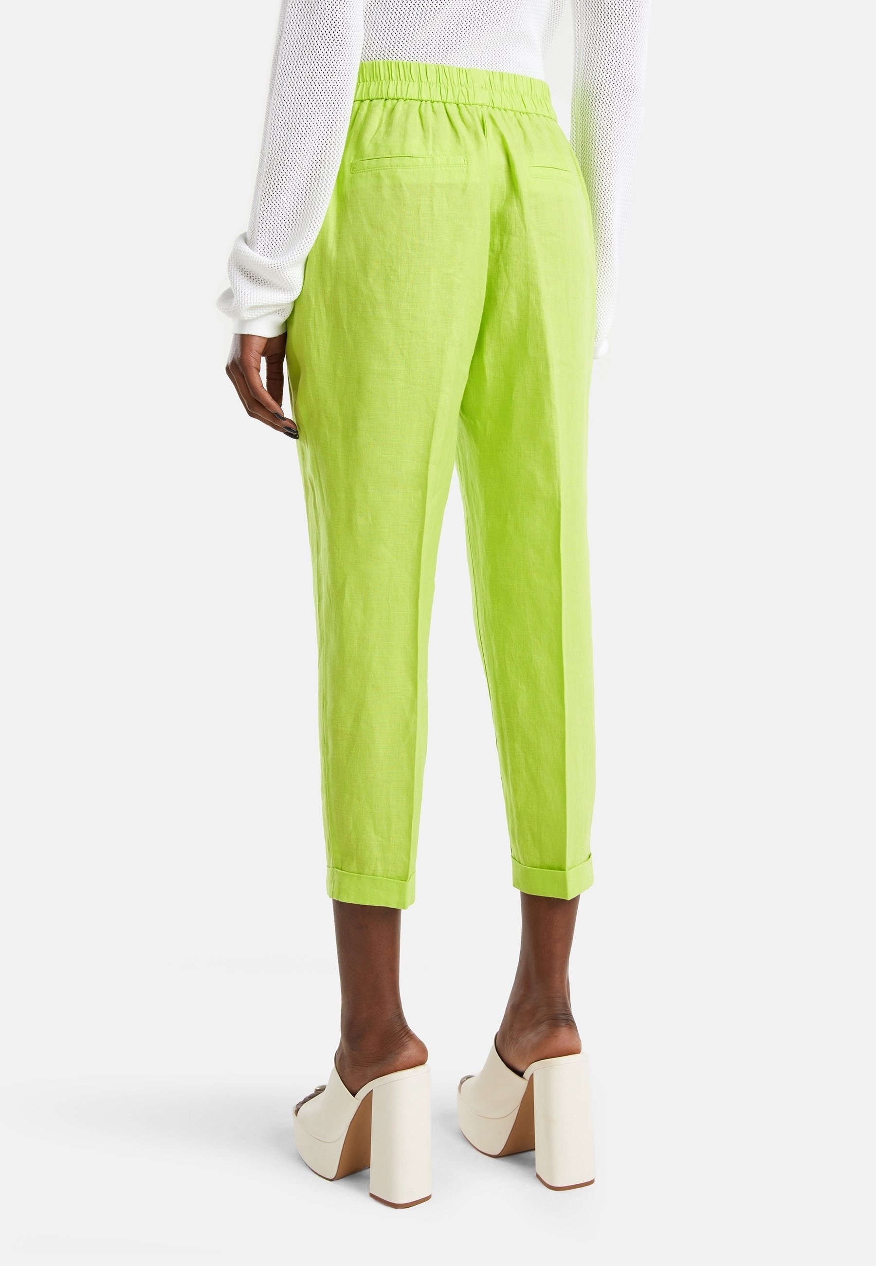 Pantalon United Colors of Benetton - vert fluo