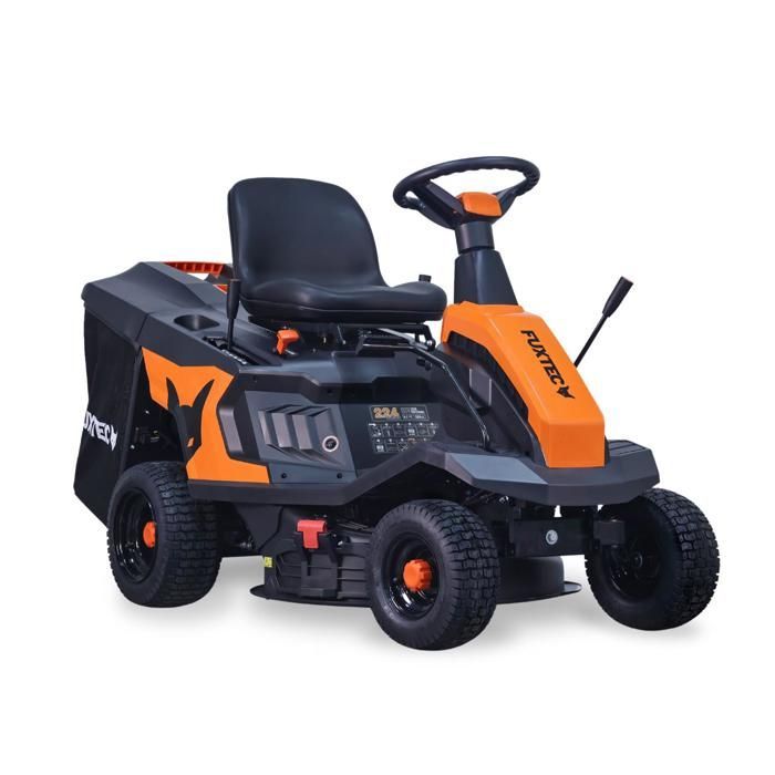 FUXTEC FX-RMR66 zitmaaier, 6 pk gazontractor, 66 cm maaibreedte, 150 liter grasopvangbak, verstelbare maaihoogte