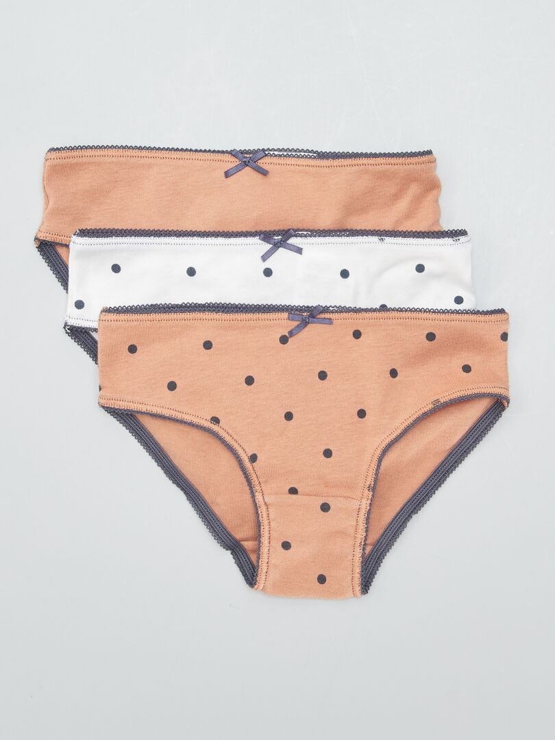 Set van 3 jersey slips - WIT