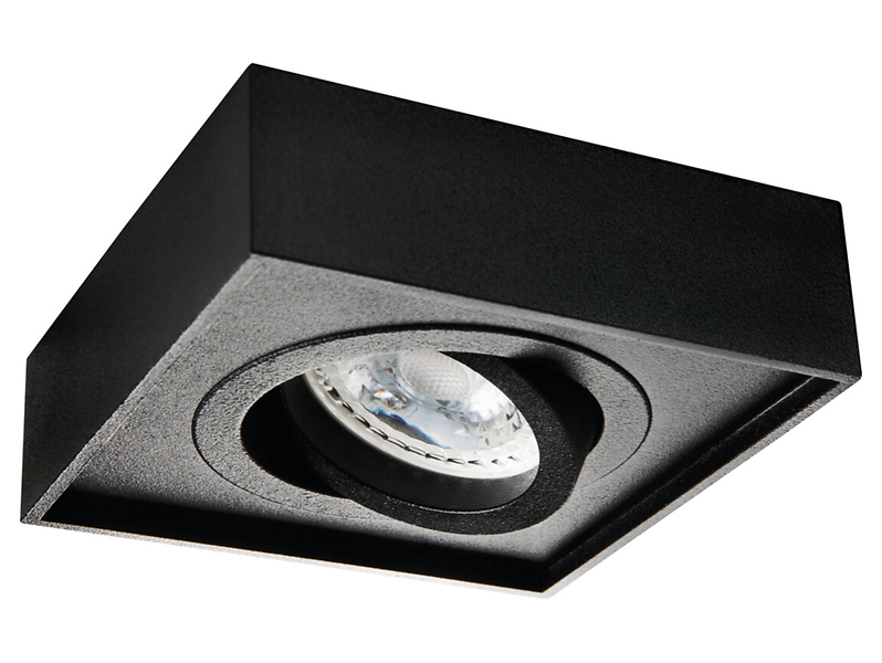 Lampa sufitowa Mini Gord aluminiowa 9,8 cm czarna