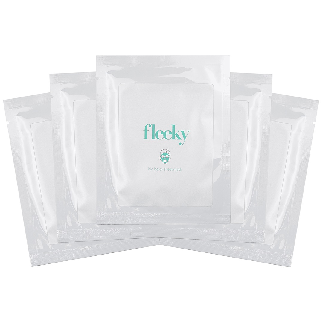 Maska w płachcie Fleeky Mask Bio Botox z Dermarollerem 540 igieł – 1 sztuka + wałek