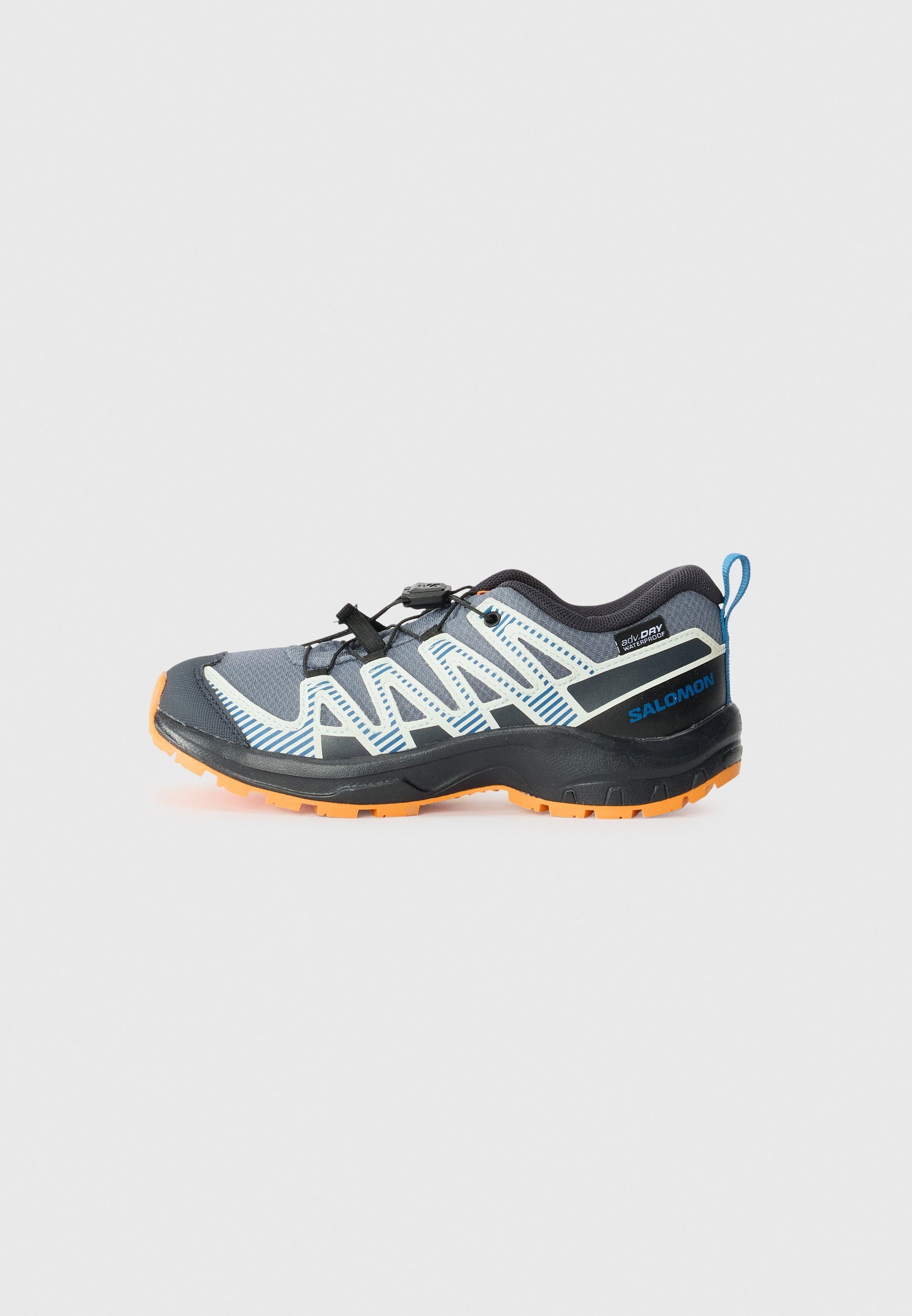 Salomon XA PRO V8 WATERPROOF UNISEX - Scarpe da trekking - grigio/blu scuro/curcuma