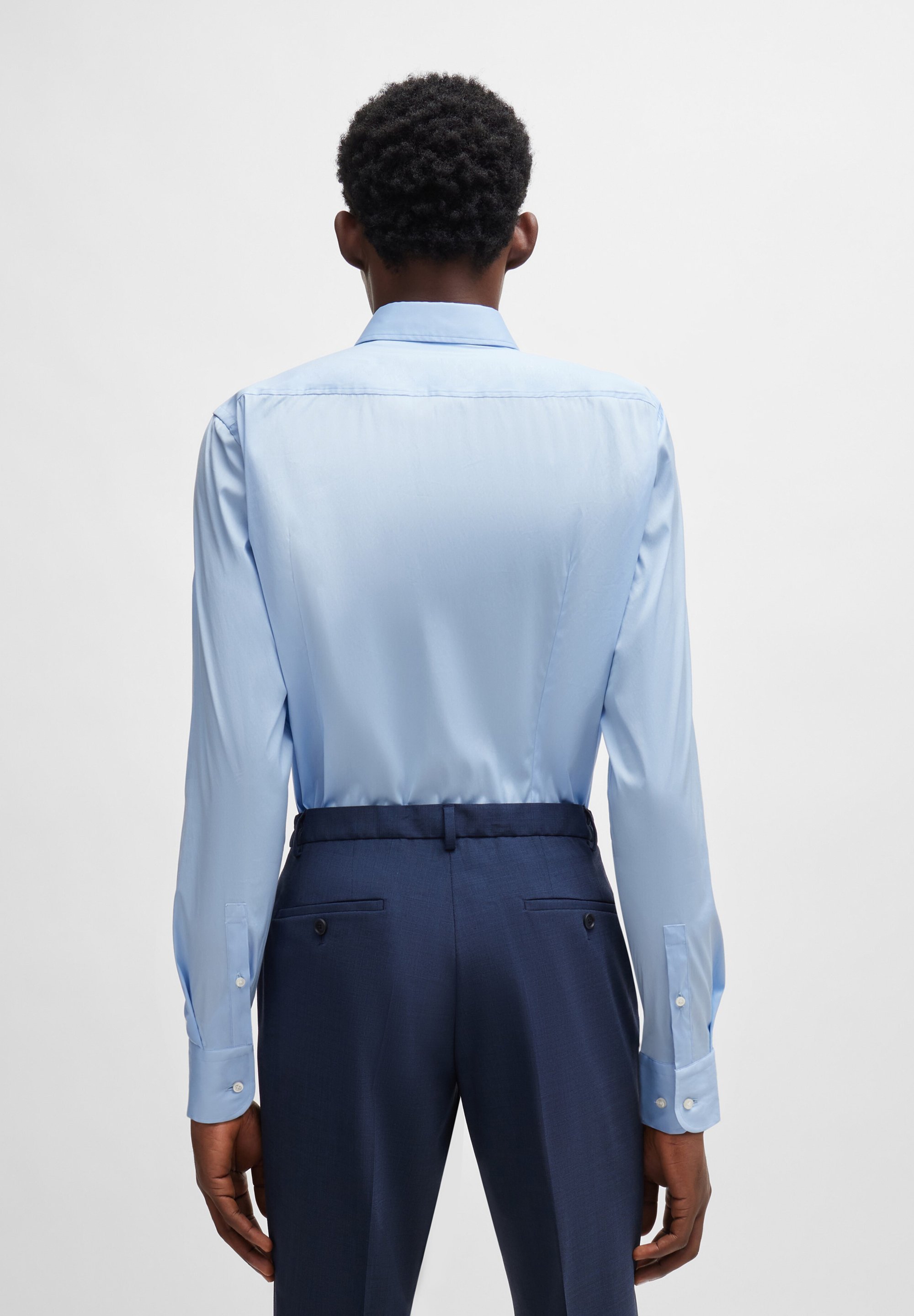 BOSS HANK SPREAD - Shirt - hellblau
