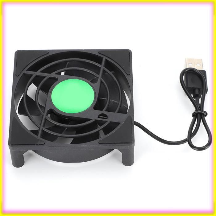 Ventilador de radiador Keenso, ventilador enfriador, máquina de refrigeración USB para router, PC, caja, vídeo, proyector.