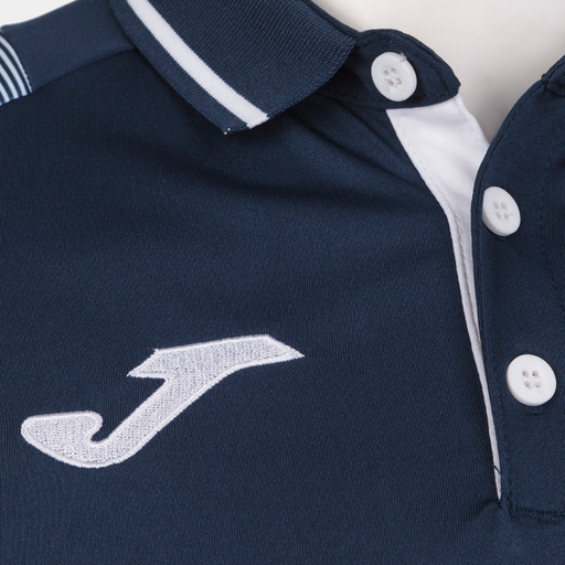 Polo tričko s krátkym rukávom Joma Essential II, námornícka biela
