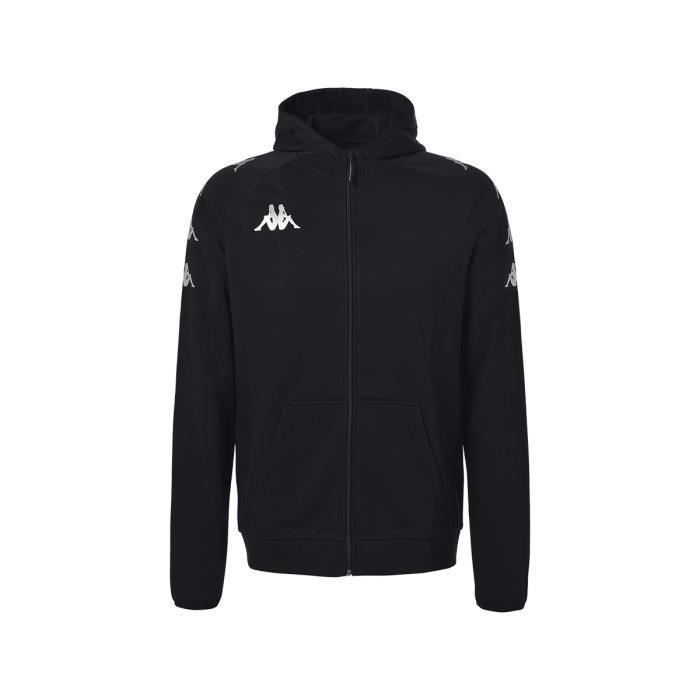 Chaqueta de hombre - Kappa - Divieto - Negra - Manga larga - Multideporte (montaña)