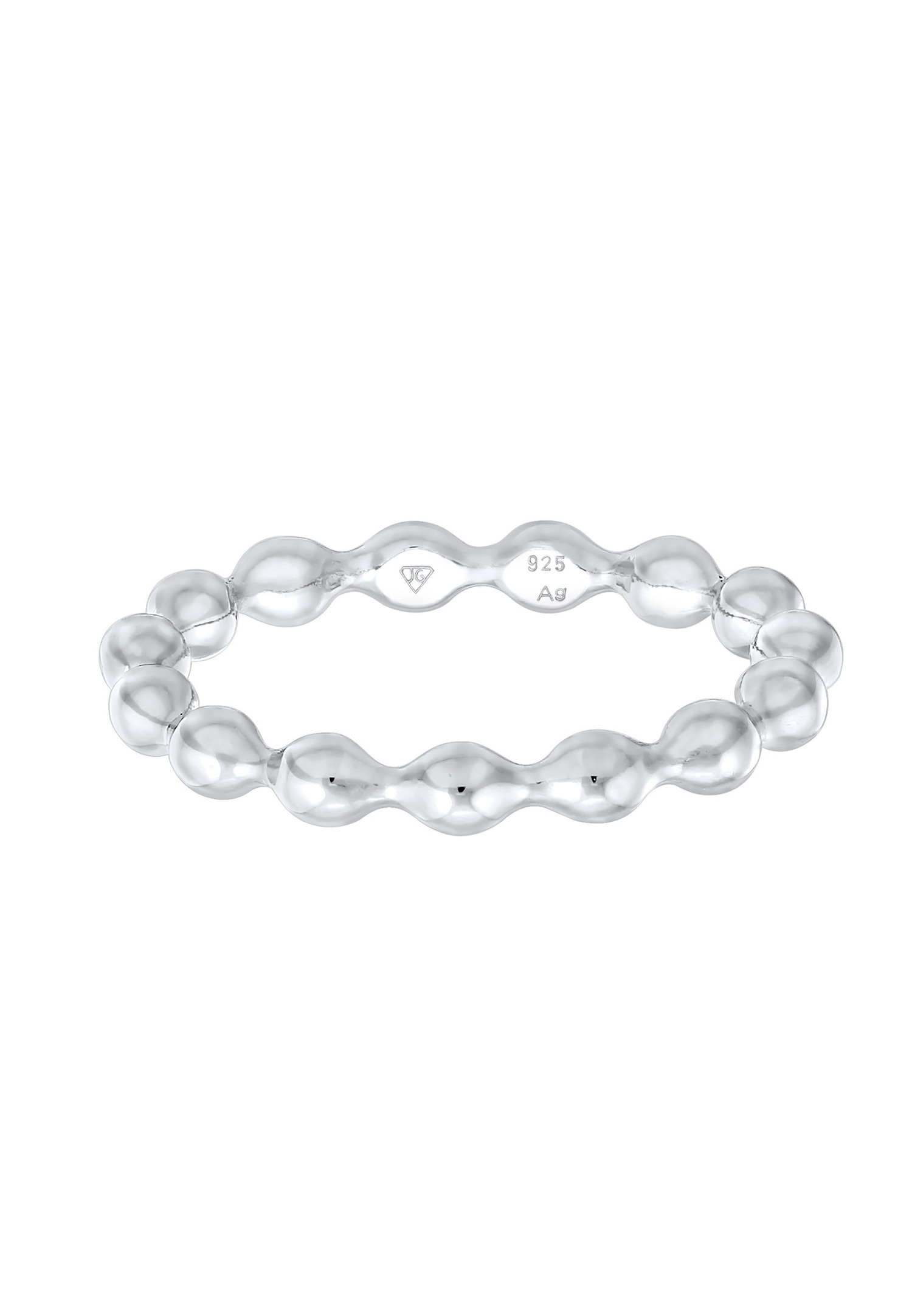 Elli Femmes Boule pile Simple en Argent Sterling 925