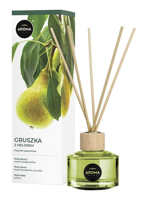 Aroma Home Sticks Patyczki Zapachowe Gruszka z Melonem