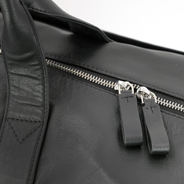 Weekender TORO, Nappaleder, schwarz
