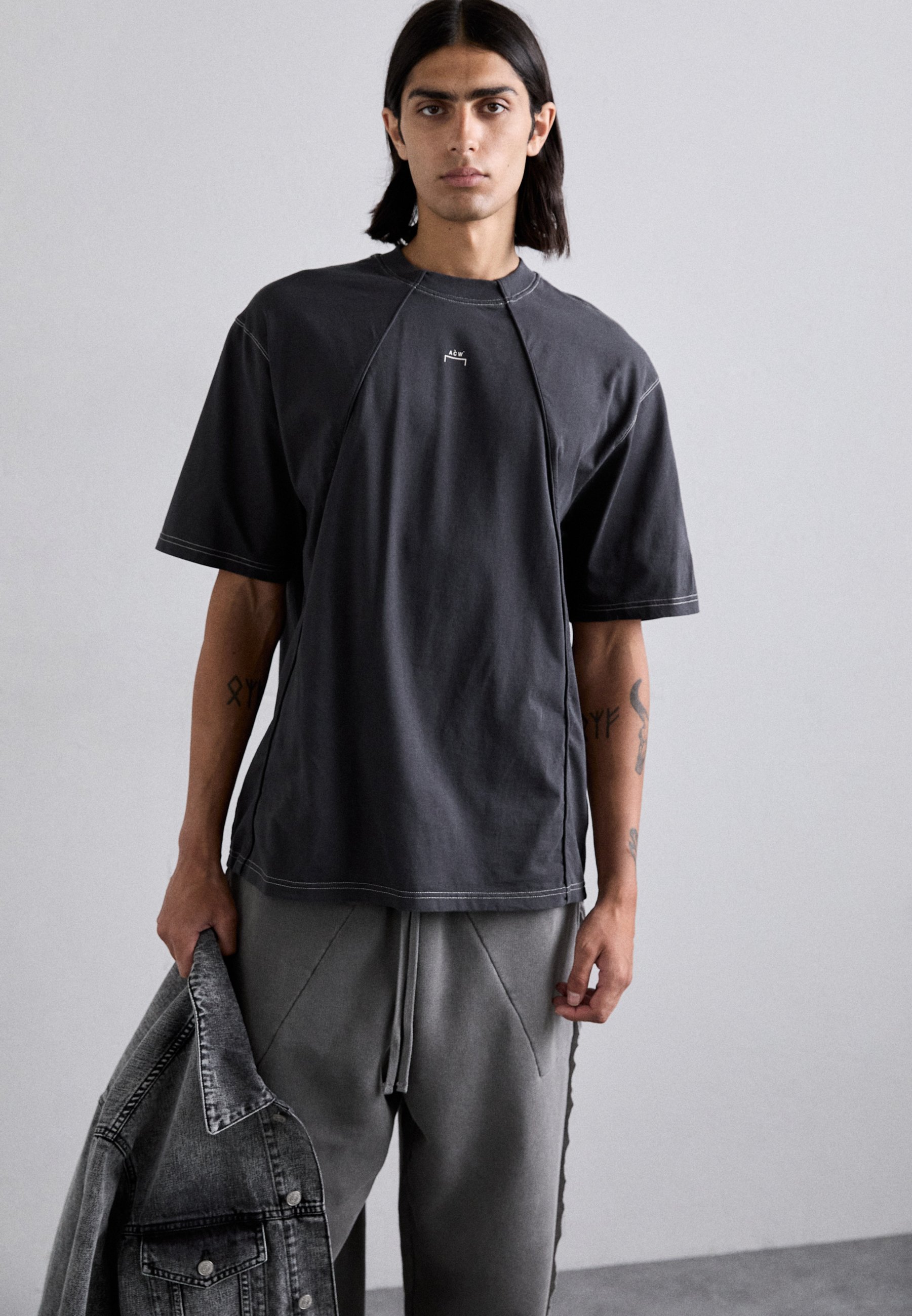 A-COLD-WALL* MILLBANK - T-shirt met print - zwarte onyx