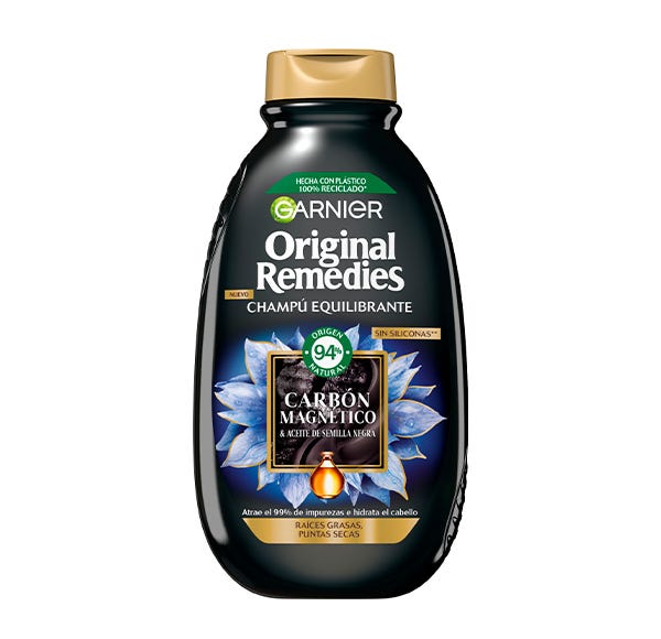 Carbón Magnético & Aceite De Semilla Negra| 300ML