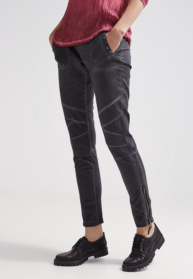 Crème broek - antraciet