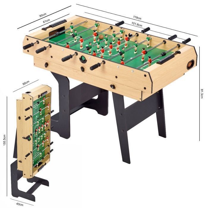 Tavolo da gioco pieghevole multifunzione KANGUI 16 in 1: calcio balilla, ping pong, biliardo, bowling, shuffleboard,...