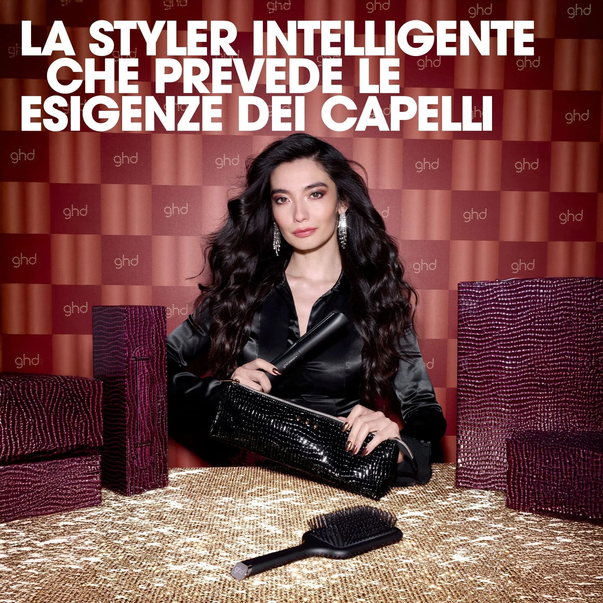 Styler ghd platinum+ Gift Set - piastra per capelli professionale + paddle brush - Cofanetti per Capelli, Piastra Capelli, Spazzole