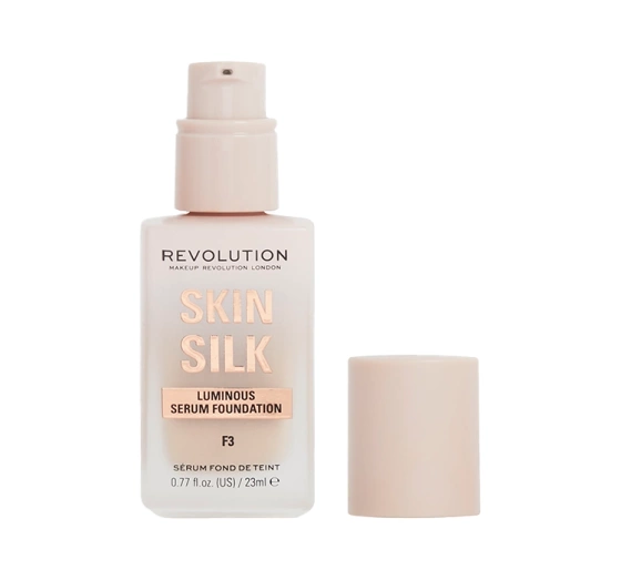 Makeup Revolution Skin Silk Serum Foundation pielęgnujący podkład do twarzy F3 23ml