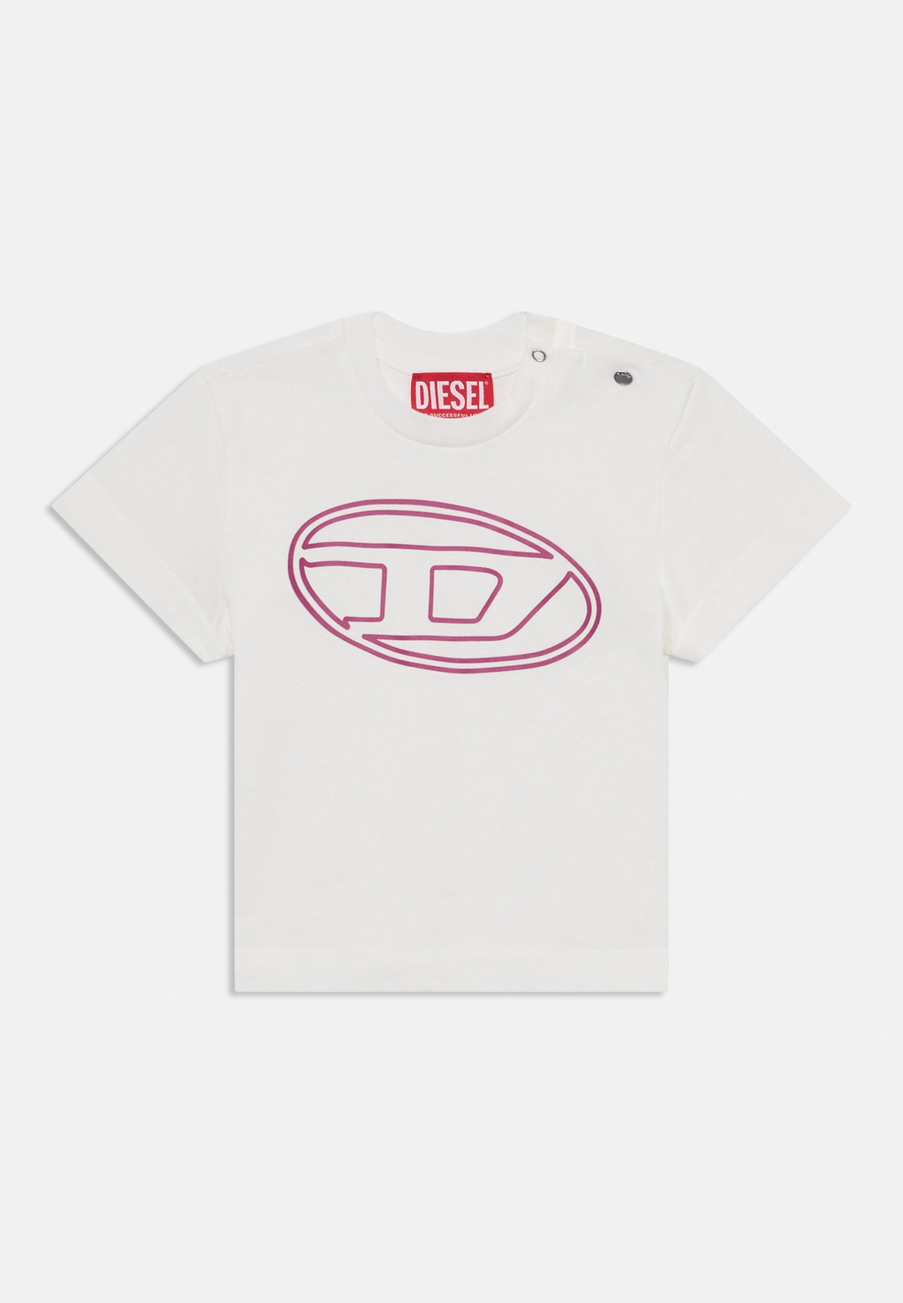 Diesel TIMOTY UNISEX - T-shirt met print - wit
