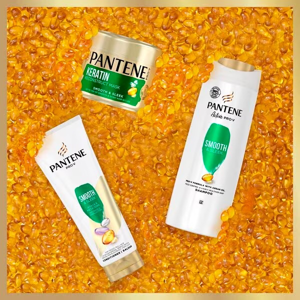 Pantene Active Nutri-Plex Pro-V Smooth & Silky šampūns<br>250ml - nepaklausīgiem, blāviem matiem