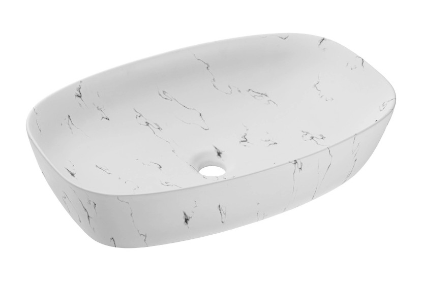 Umywalka nablatowa ceramiczna MEGI MW13