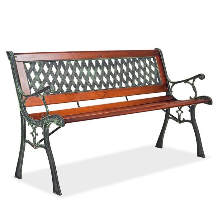 Banco de jardín Linder Exclusiv MC4413, 125x52x74 cm.