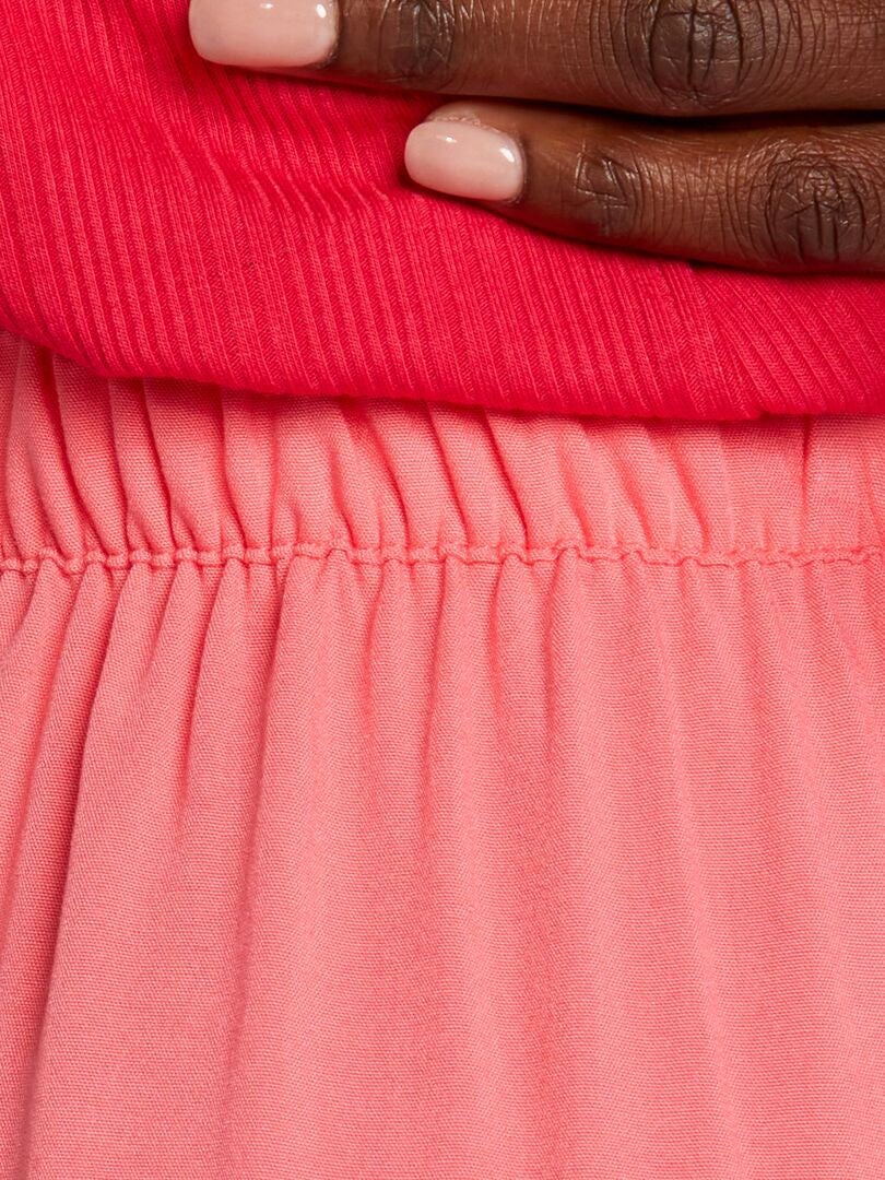 Rechte rok - ROZE