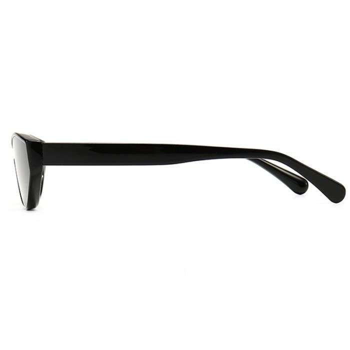 Gafas de sol retro SHARPHY para mujer, montura estrecha, modernas, de alta calidad, ideales para viajar, color negro, con protección UV.