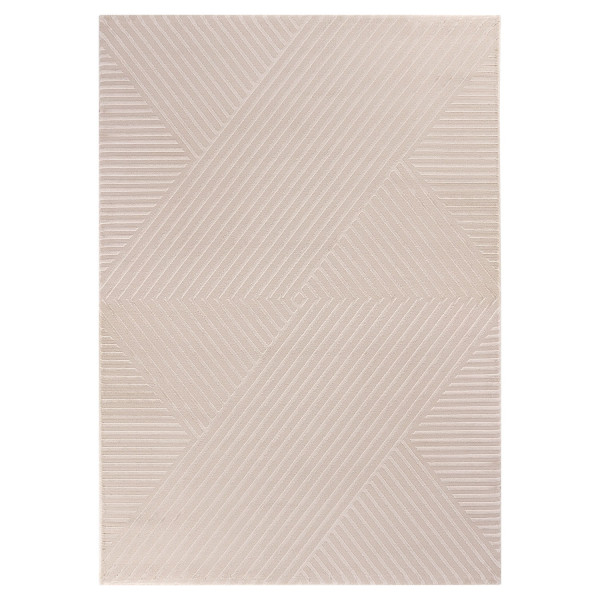Dywan nowoczesny 3D Sahara wstęga beżowy 80 cm x 150 cm