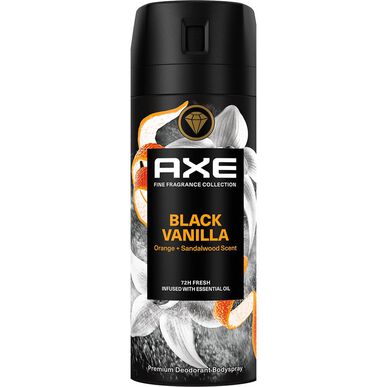 AXE Black Vanilla Dezodorans u spreju za tijelo 72h Parfimirani dezodorans za muškarce 150 ml 150 ml