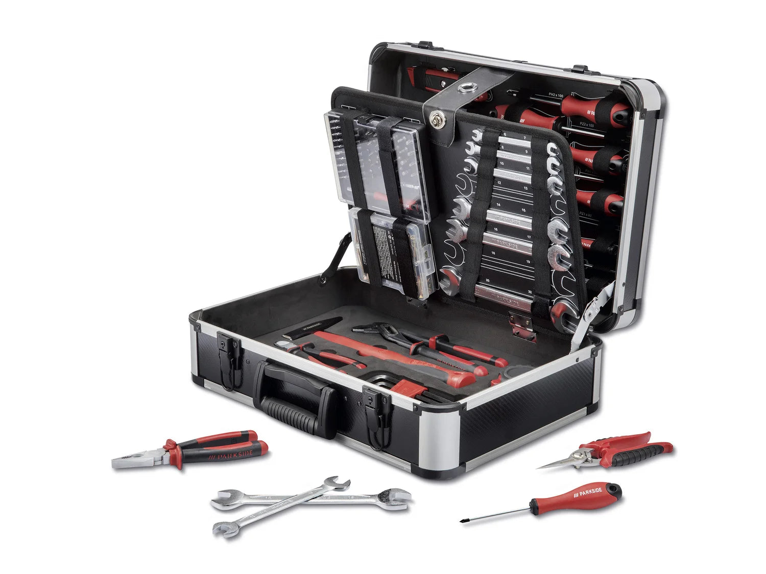 PARKSIDE® gereedschapskoffer, gevuld, 129 stuks