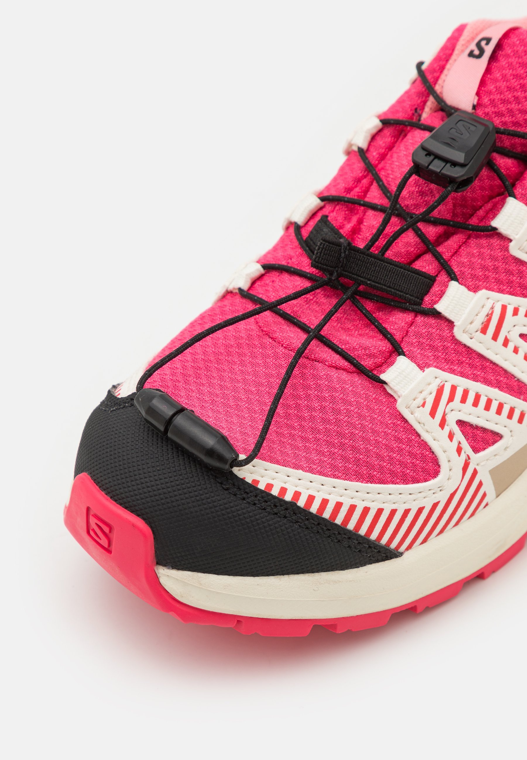 Salomon XA PRO V8 WATERPROOF UNISEX - Scarpe da trekking - rosso acceso/vaniglia ghiaccio/rosa fenicottero