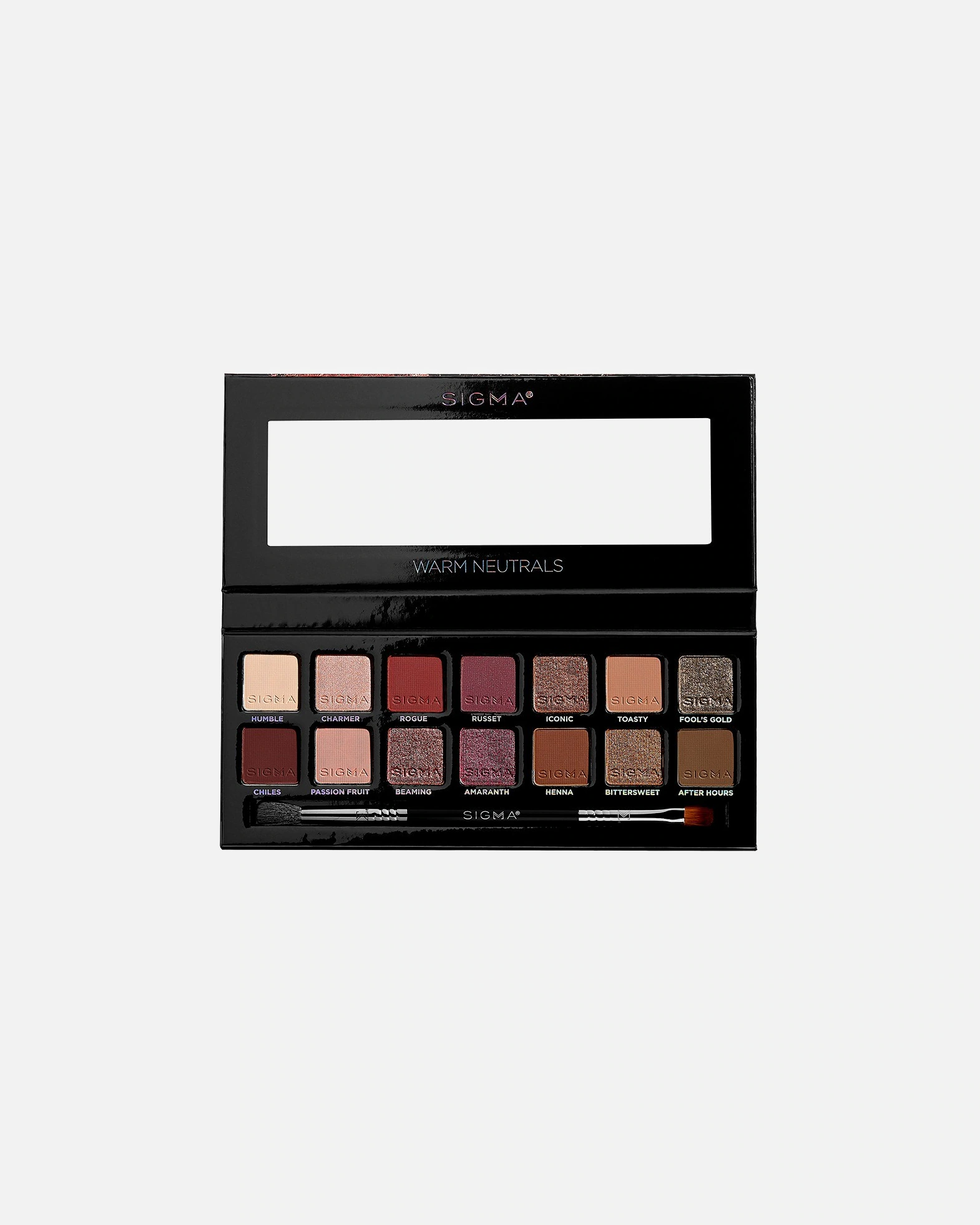 Sigma Palette d’ombres à paupières tons chauds et neutres (14 tons)