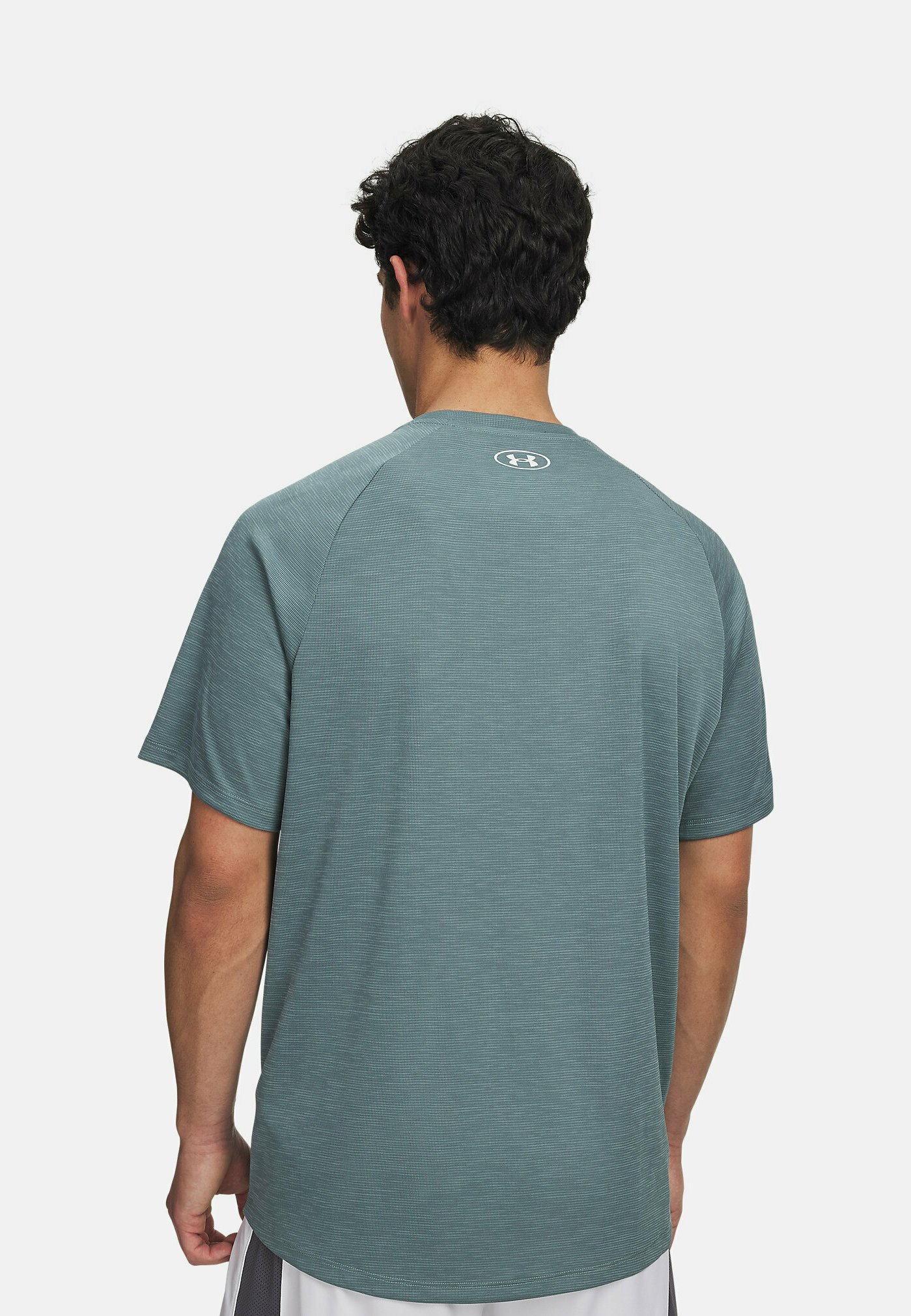 T-shirt Under Armour a maniche corte UA TECH TEXTURED SS - T-shirt basic - blu diaspro