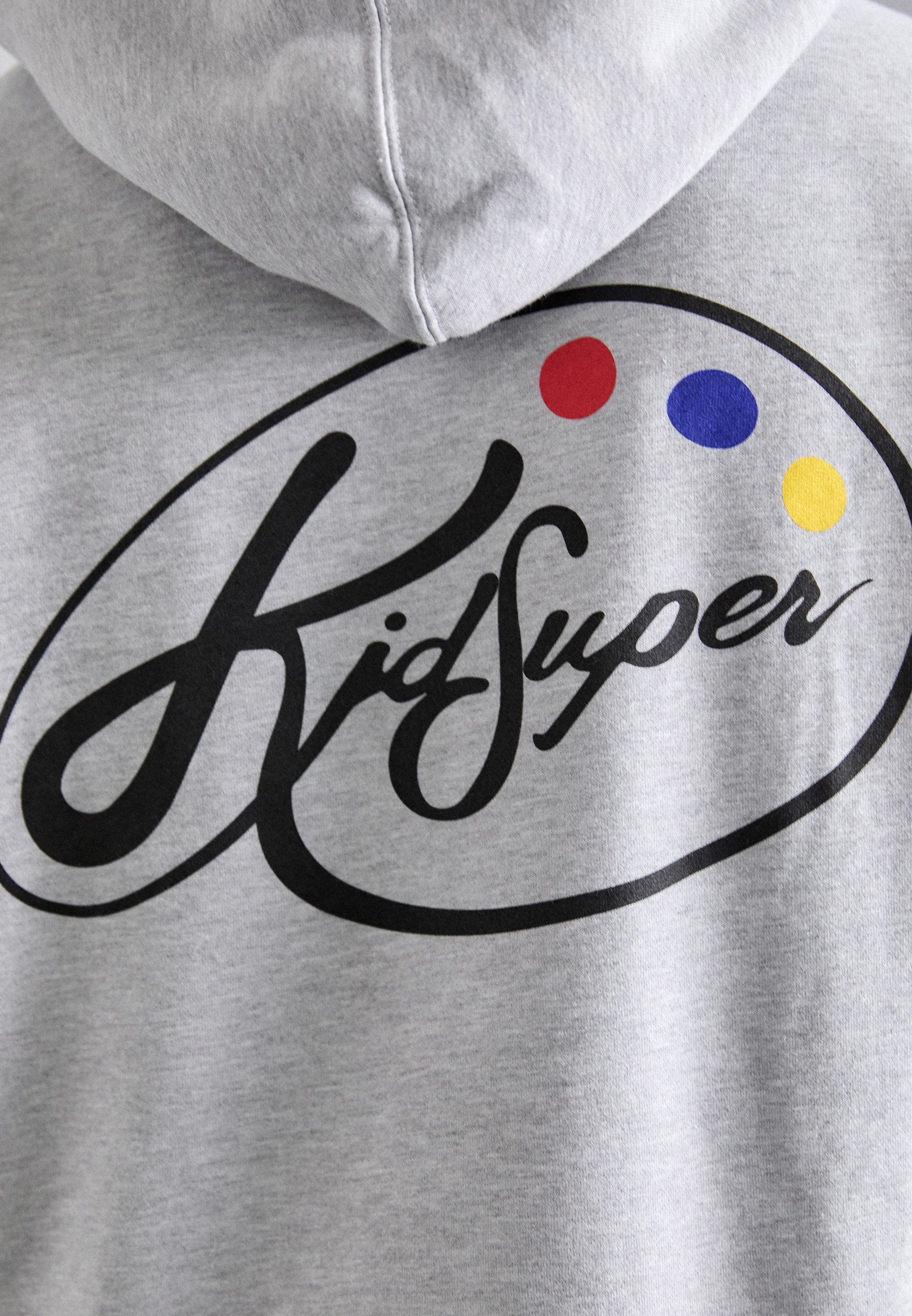Felpa con cappuccio Kidsuper PAINT PALETTE - grigia