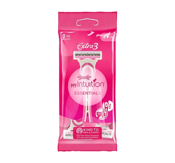 Wilkinson Sword Extra3 Essentials jednorazowe maszynki do golenia dla kobiet 4 sztuki