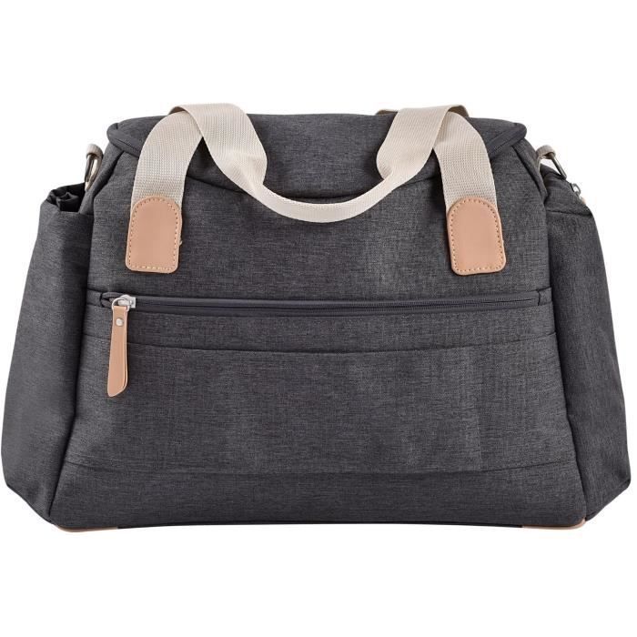 Borsa fasciatoio - BEABA - SYDNEY - Grigio scuro mélange