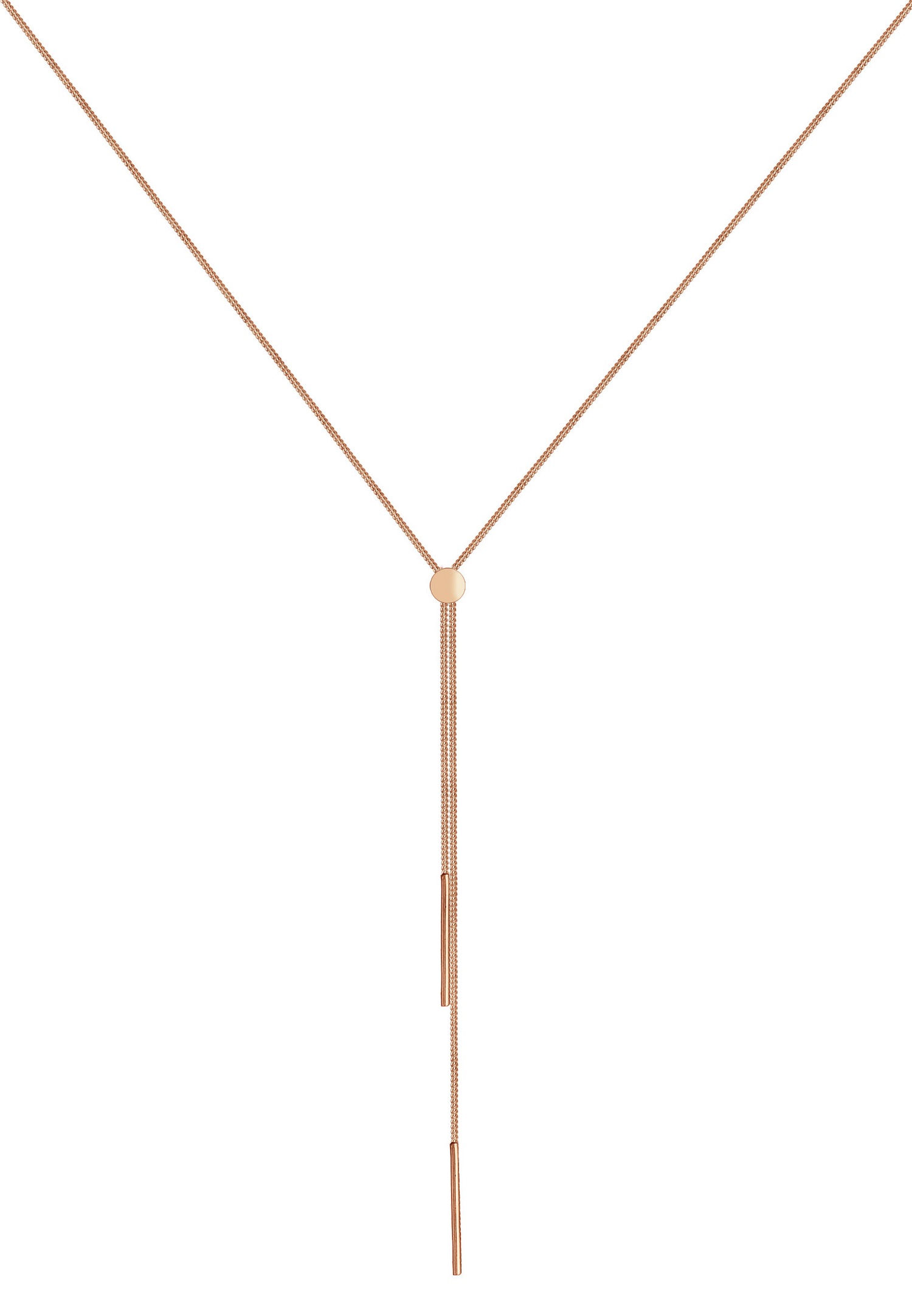 Elli Femmes Chaîne en Y Géo Bâton Basique Tendance Blogueur en Argent Sterling 925