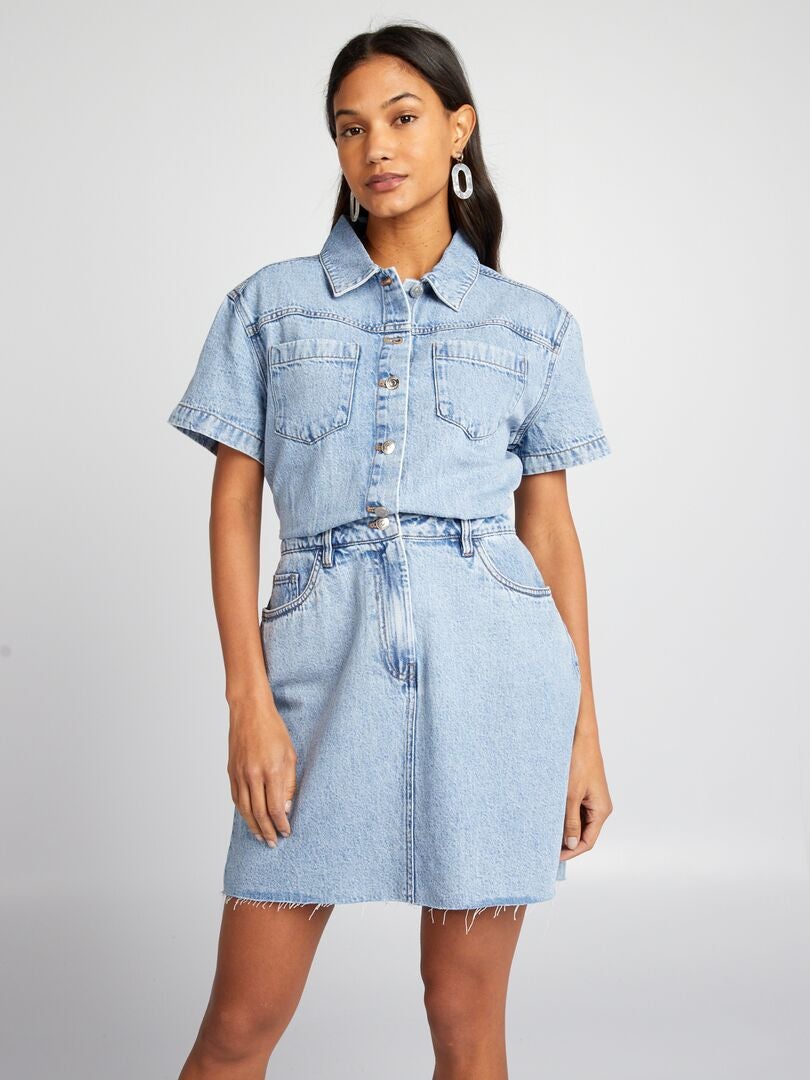 Vestido jeans - AZUL