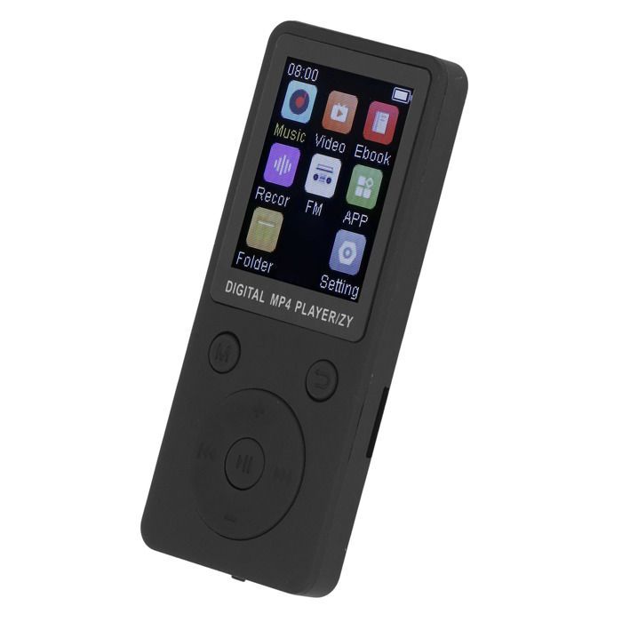Reproductor MP3/MP4 - SHIPENOPHY - Reproductor MP4 - Bluetooth 5.0 - Pantalla a color de 1,8 pulgadas - 16 GB