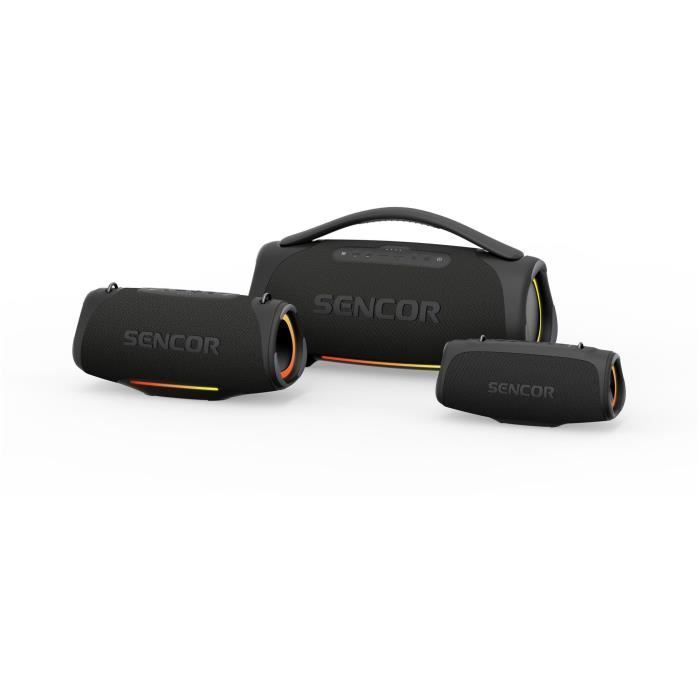 Altavoz Bluetooth resistente al agua - SENCOR - RESONEX MEGA - 190W - 5 altavoces - IPX7 - Negro