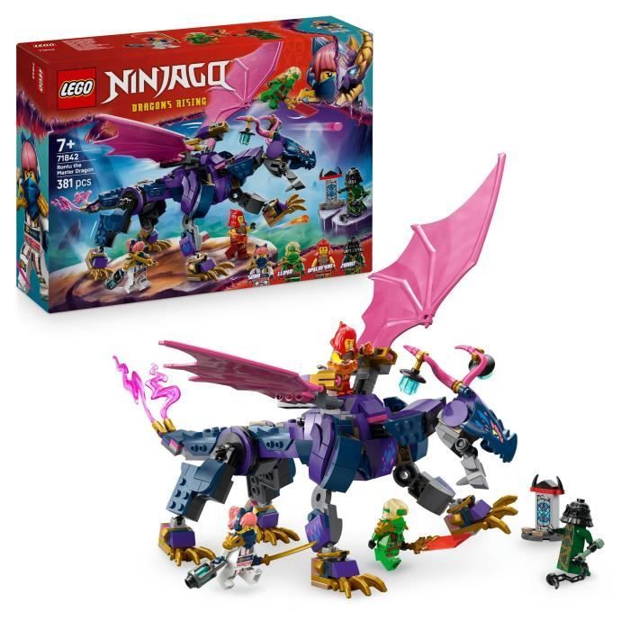 LEGO NINJAGO 71842 Rontu Le Maître Dragon - Jeu De Construction Pour Garçon Dès 7 Ans