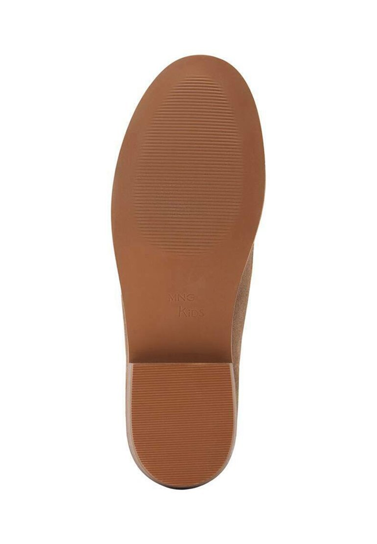 Mango Kids Botki kowbojskie/motocyklowe - piaskowe